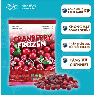   CHỈ GIAO HỎA TỐC HCM  Trái Nam Việt Quất Đông Lạnh Andros Hộp 500gr 