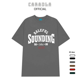 Áo Thun, Áo Phông Unisex Tay Lỡ CARADLA Mã TN SOUNDING Chất Cotton Mềm Mịn Co Dãn Thoáng Mát Form Rộng Cho Nam Nữ