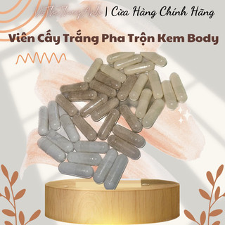 Viên Cấy Trắng Tẩy Trắng Kích Trắng Trộn Vào Kem Tắm Trắng