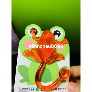 Đồ chơi ếch dính , ném dính tường hình con ếch