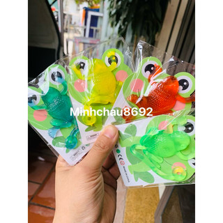 Đồ chơi ếch dính , ném dính tường hình con ếch