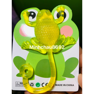 Đồ chơi ếch dính , ném dính tường hình con ếch