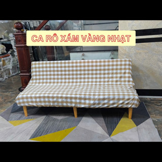 Ga Bọc Nệm Sofa bed Cao Cấp Chống Nhăn Thoáng Mát Ôm Sát Ghế Thay Kích Thước 1m x 1m7