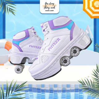 [Hàng có sẵn] Giày trượt patin, giày patin, giày có bánh xe trượt M1 Chuby Shop