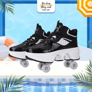 Giày trượt patin, giày patin, giày có bánh xe trượt M2 Chuby Shop