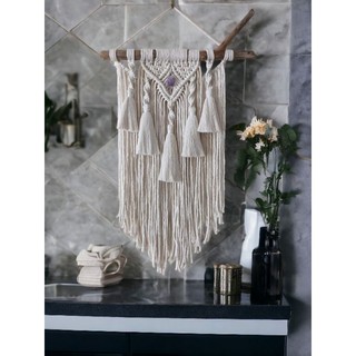 Vòng trang trí macrame-Macrame Dream catcher-vòng hoa trang trí-Dream catcher tết dây macrame treo tường phòng decor