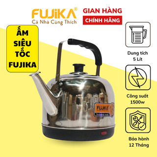 Ấm siêu tốc FUJIKA chính hãng, dung tích 5L, công suất 1500W sôi cực nhanh - Bảo hành 12 tháng