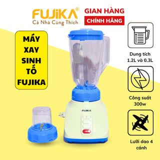 Máy xay sinh tố FUJIKA FJ-2815 dung tích 1,8L, công suất 300W, x2 cối xay thủy tinh chịu lực