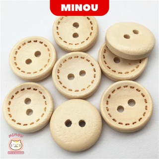 Cúc gỗ, cúc gỗ vintage| Minou