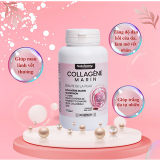 Viên uống collagen trắng da nat&form – 90 viên