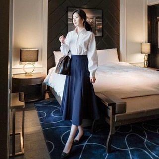  Chân Váy Xoè Công Sở 12 Mảnh Kèm Túi 2 Sườn Phong Cách Hàn Quốc Mã CV100 