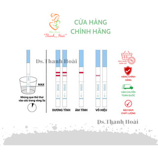 Que thử thai Allisa (có che tên sản phẩm)