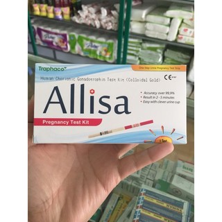 Que thử thai Allisa (có che tên sản phẩm)