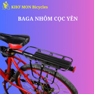 Gác baga nhôm xe đạp bắt cọc yên cao cấp