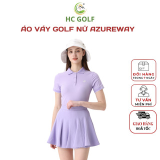 Áo Váy Golf Nữ AZUREWAY Chất Vải Speed Dry Thoáng Khí, Nhanh Khô Tính Năng Chống Nhăn, Kháng Khuẩn - HC GOLF