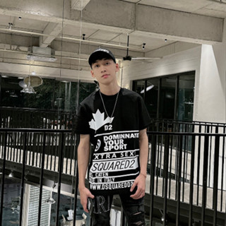 Áo Phông Nam DSQ2 Phối Chữ Siêu Hót. Áo Thun Nam Nữ DSQUARED2 In Chữ DOMINATE Trẻ Trung Năng Động hottrend 2024