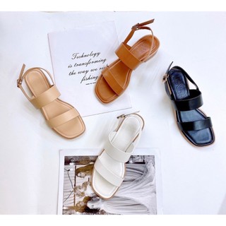 [Mã SKAMLTSM9 giảm 10% đơn 99K] Sandal Nữ 2 Quai Ngang 3cm - 1073