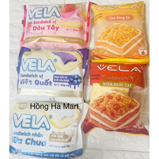  Compo 5 Bánh mỳ Sandwich Vela 45g đủ vị 