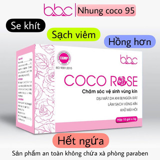 Bột phụ khoa COCO ROSE se khít sạch viêm làm hồng vùng kín