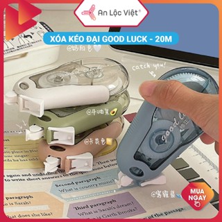 [HÀNG MỚI SIÊU HOT] Combo 5 Xóa Kéo Đại Good Luck, Độ che phủ tốt, bám dính, màu sắc đa dạng cho học sinh sinh viên