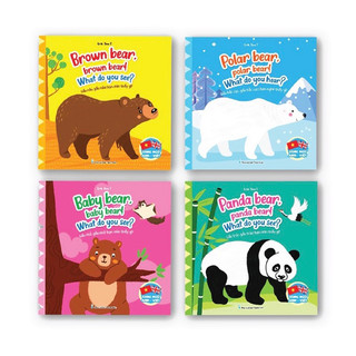 Sách truyện Brown bear, brown bear! What do you see? Gấu nâu, gấu nâu! Bạn nhìn thấy gì?