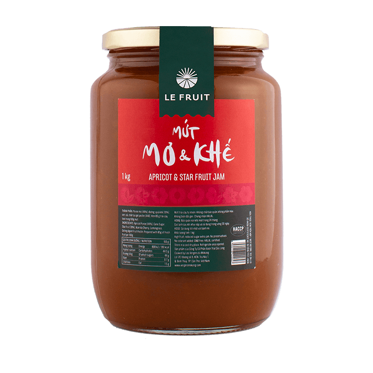 MỨT MƠ KHÊ  #LEFRUIT - Hủ 1Kg