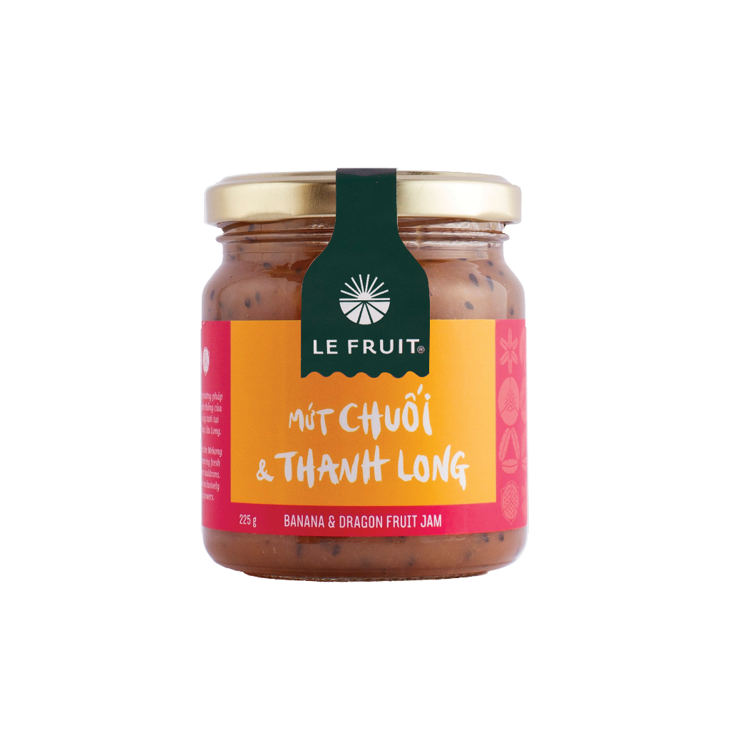 MỨT CHUỐI THANH LONG #LEFRUIT - Hủ 225gr