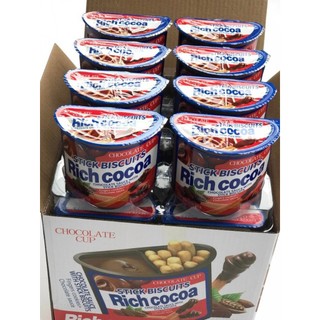 1 Thùng 16 Bánh Que Chấm Rich Cocoa 38g Ngon Khó Cưỡng