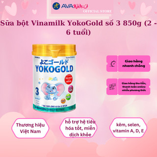 Sữa bột Vinamilk YokoGold số 3 850g