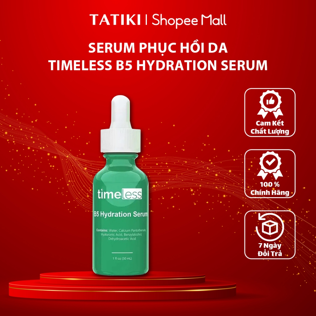 Serum Hồi Phục Da Timeless Vitamin B5 30ml