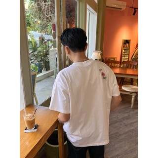 Áo Thun Oversize Boxy noname Funky Elements / White_NNRAE4001D