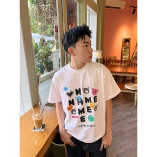 Áo Thun Oversize Boxy noname Funky Elements / White_NNRAE4001D