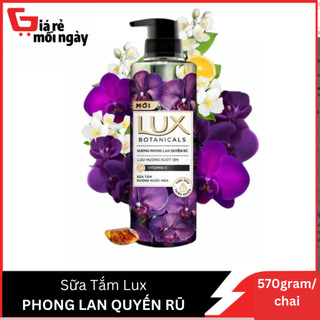 Sữa tắm Lux mới cao cấp Hương phong lan quyến rũ (Tím) 570g