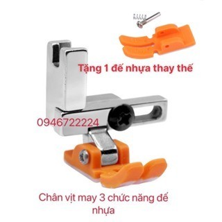 chân vịt nhựa đa năng 3 trong 1 may thun may khoá may lé ga gối siêu tiện lợi máy may 1 kim công nghiệp