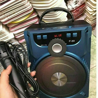 Loa kẹo kéo hát karaoke mini p88 công suất lớn 20W nghe ấm,chắc loa ,không rè