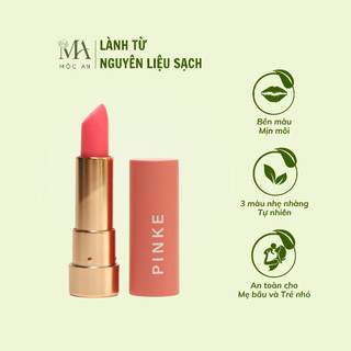 Son Dưỡng Môi Pinke Mộc An Cho Màu Nhẹ, Dưỡng Hồng, Cấp Ẩm Cho Đôi Môi Mềm Mịn 4g