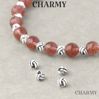 Charm bạc nút thắt cát tường c416, bạc 925 - charmy