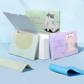 lichee1🌷Bộ 100 Tờ Giấy Thấm Dầu Vệ Sinh Dầu Nhờn Thừa Trên Da Mặt