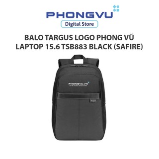 Balo Targus logo Phong Vũ laptop 15.6 TSB883 Black (Safire) (Quà tặng)