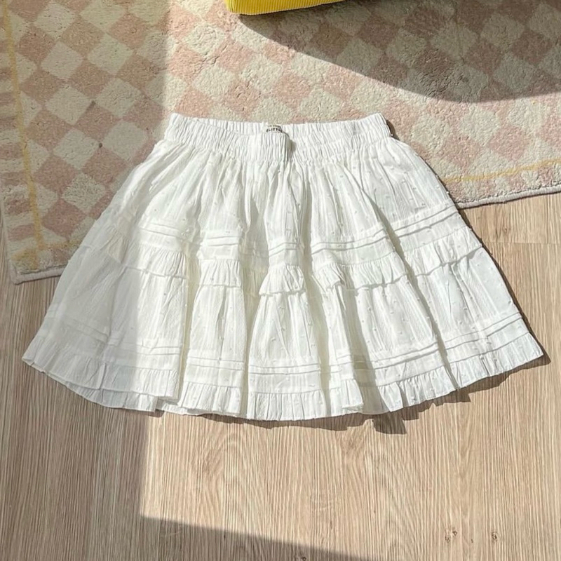 Chân váy ren tầng dáng ngắn ulzzang 2 lớp (ảnh thật)