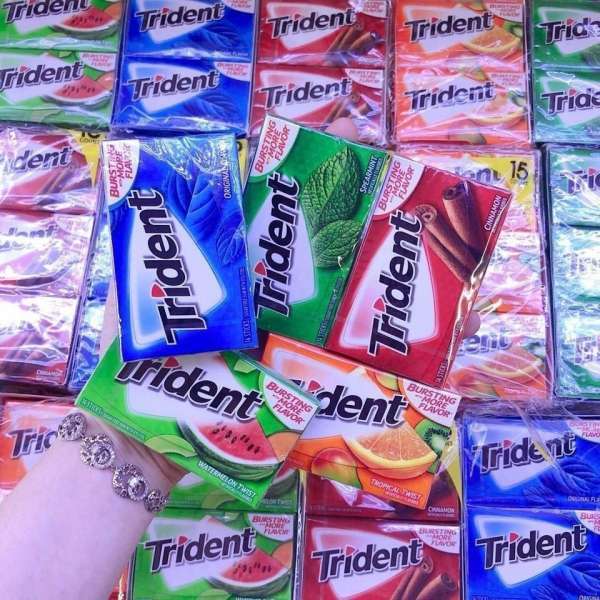 [NHIỀU VỊ] Kẹo Gum Trident Hàng Mỹ