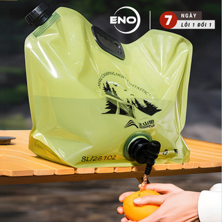 Túi đựng nước uống du lịch thể thao 8000ml có thể gấp gọn bình đựng nước gấp gọn 3 lớp đa năng eno