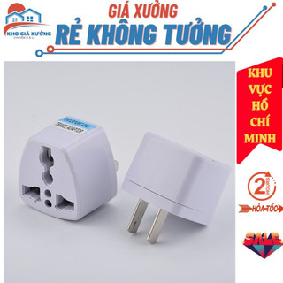 Ổ chuyển đổi phích cắm từ 3 chấu sang 2 chấu - phích cắm chuyển 3 chấu sang 2 chấu nguồn 220v