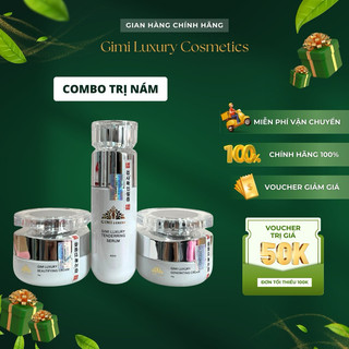  {Chính Hãng 100%} ComBo Ngày + Đêm + Chống Nắng GiMi Luxury Hàn Quốc Mờ Nám dưỡng trắng phục hồi Sản Phẩm Chính Hãng 