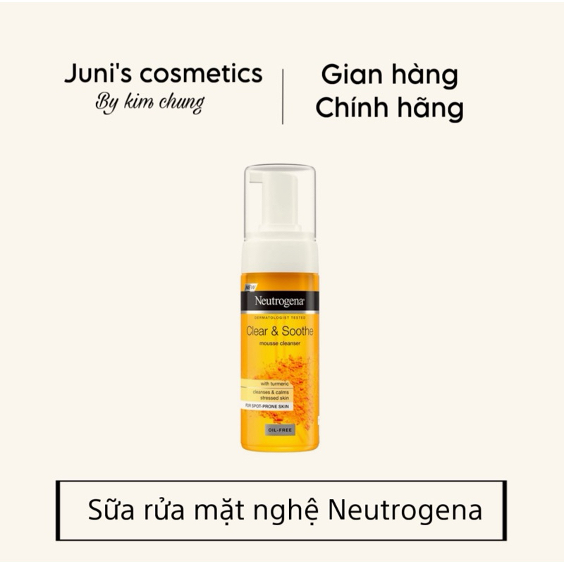 Sữa rửa mặt nghệ Netrogena