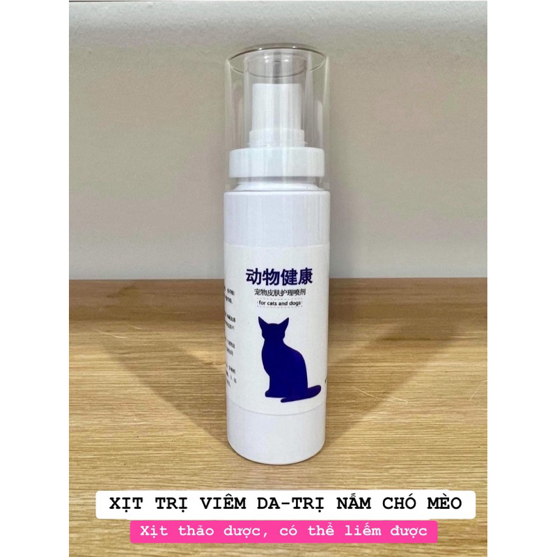 Xịt viêm da thảo dược cho chó mèo