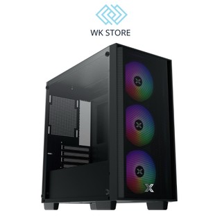 Vỏ case máy tính xigmatek nyx air ii 3f - gaming m-atx, kèm 03 fan xigmatek z20f - chính hãng