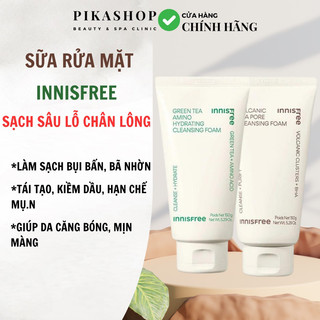 Sữa rửa mặt trà xanh innisfree green tea foam cleanser 150ml hàn quốc