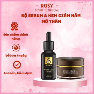 Bộ Serum Dưỡng Trắng Và Kem Nám Tàn Nhang Orisskin, Phục Hồi Da, Mờ Thâm Nám (10ml, 6g)