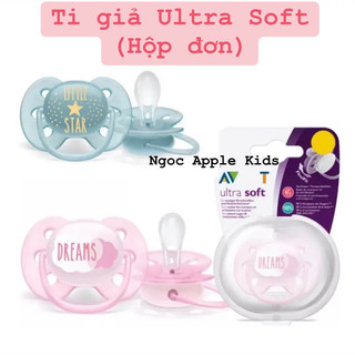Ti giả avent ultra soft cho bé 0-6 và 6-18 tháng